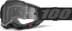 100% Accuri 2 Enduro MTB Goggles - Black/Clear