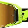 100% ARmatic Goggles - Black/Neon Yellow Mirror True Gold Lens