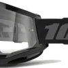 100% Strata 2 Goggles - Black/Clear