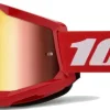 100% Strata 2 Goggles - Red/Mirror Red