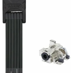 Abus Bordo 6015/90 Folding Lock with keyed alike eBike Battery Lock Core: Bosch Frame Type (DT2), Premium Key (Plus) *No Packaging