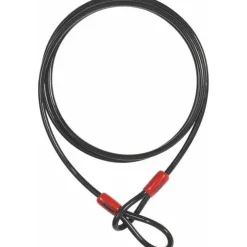 Abus Cobra Bike Seat Leash: 5mm x 75cm (2.5ft): Black