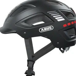 Abus Hyban 2.0 LED Road Bike Helmet - Black