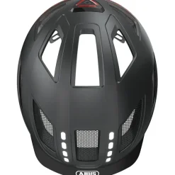 Abus Hyban 2.0 LED Road Bike Helmet - Black