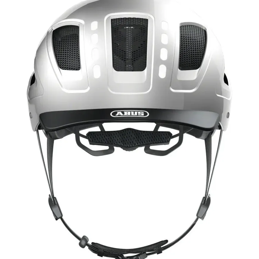 Abus Hyban 2.0 LED Road Bike Helmet - Gray