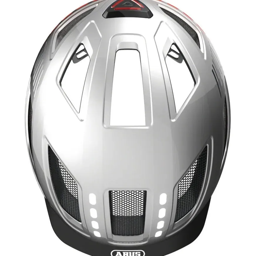 Abus Hyban 2.0 LED Road Bike Helmet - Gray