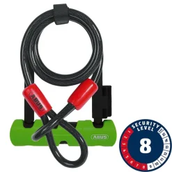 Abus 410K/150HB140 SH Ultra Mini + U-Lock - Green