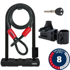 Abus Ultra 410K + Cobra U-Lock - 6.7x9"