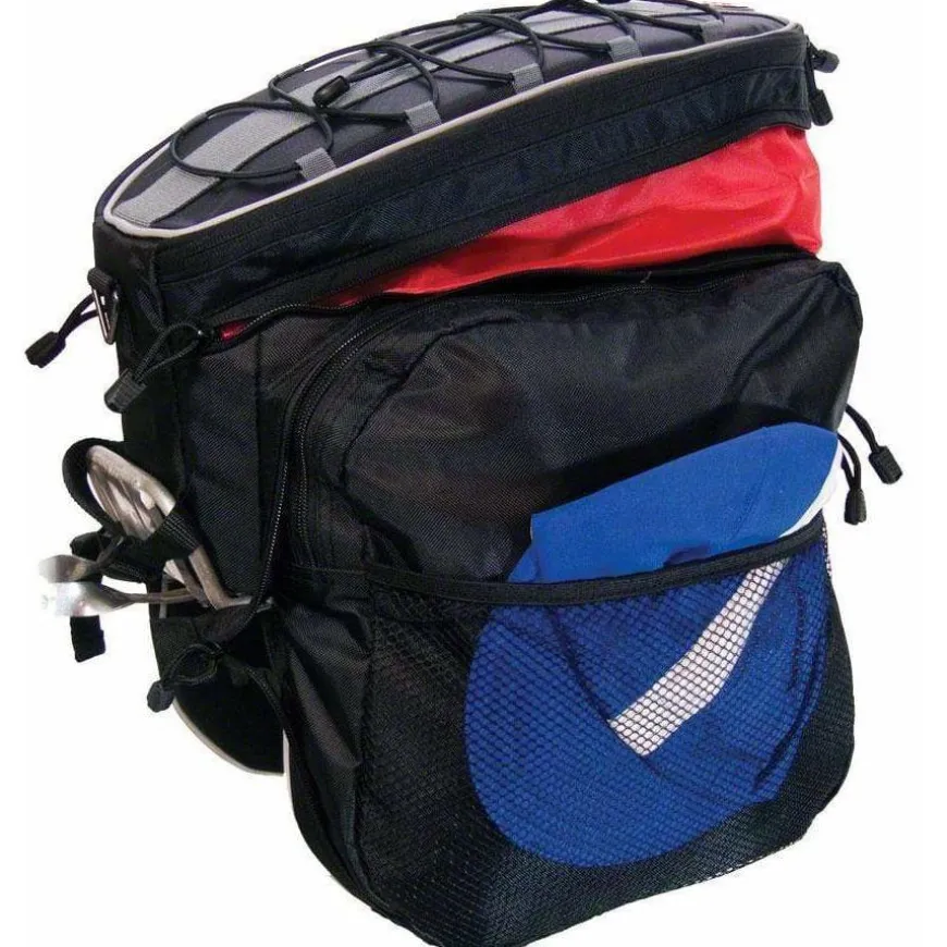 Banjo Brothers Expanding Rack Top Pannier Bag - Black