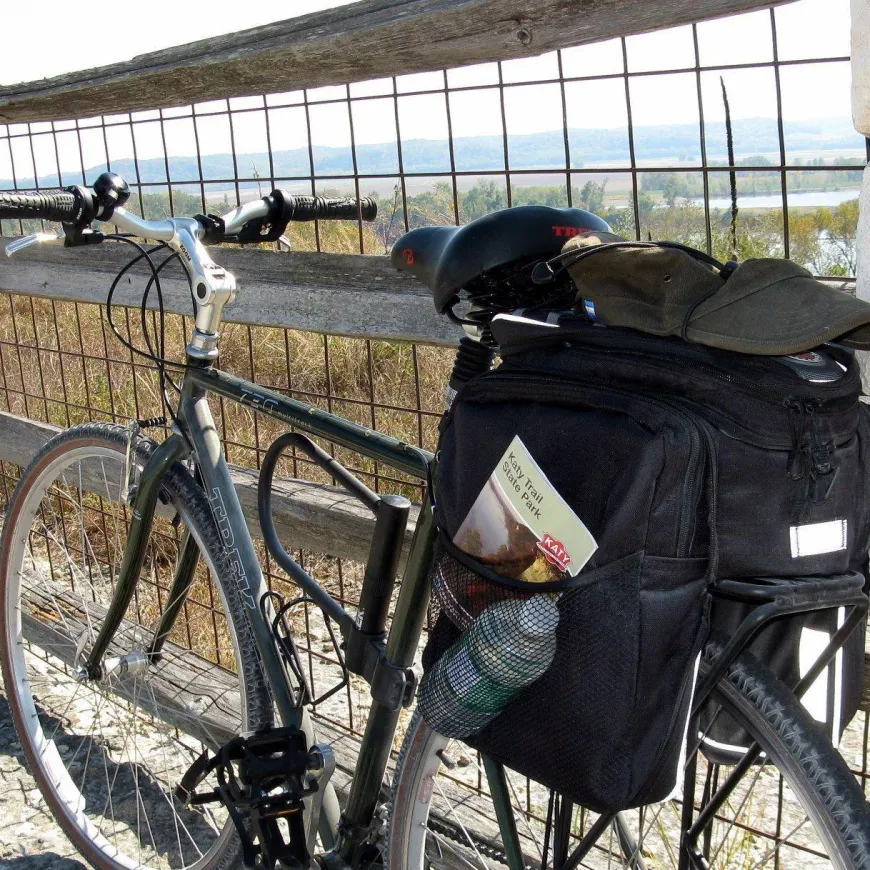 Banjo Brothers Expanding Rack Top Pannier Bag - Black