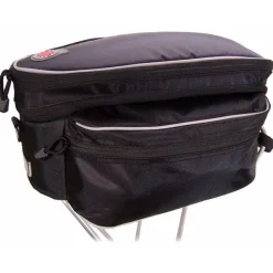 Banjo Brothers Expanding Rack Top Bag: Black