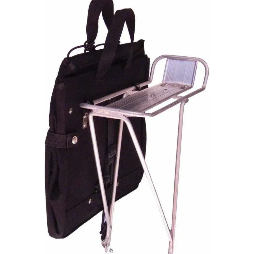 Banjo Brothers Minnehaha Canvas Grocery Pannier: Black Each