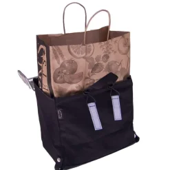 Banjo Brothers Minnehaha Canvas Grocery Pannier: Black Each