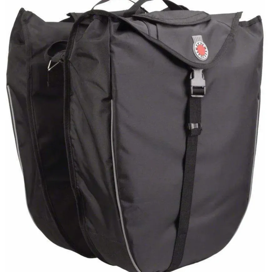Banjo Brothers Saddlebag Panniers: Black Pair