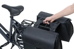 Basil Double Pannier Handle Uniuversal Bridge MIK Adaptor Plate BLK