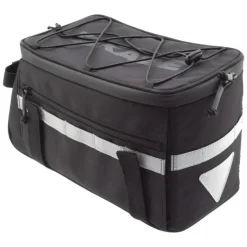 Bikase Big Momma Rack Bag Velcro Straps 12x7x7.5` 550 c.i. Black
