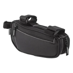 Bikase Little John Top Tube Case Velcro Straps 9x1.75x4` 63 c.i. Black