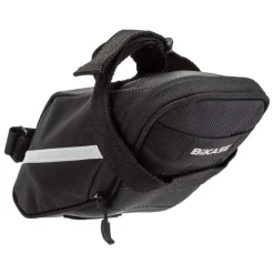 Bikase Momentum Seat Bag Velcro Straps 9.5x4.5x4.5` 75 c.i. Black