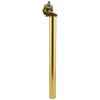 Black Ops Alloy Anodized Seatpost 25.4mm 350mm Gold Alloy 25mm