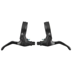 Black Ops Hinged 2-Finger Lever Black Pair 2 Finger