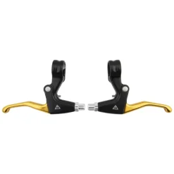 Black Ops V-Type 2-Finger Lever Gold Pair