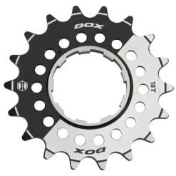 BOX Box One 3/32" CNC AL 7075 Cog Black - 18t
