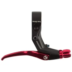 BOX Box Three Brake Lever Red Single Short