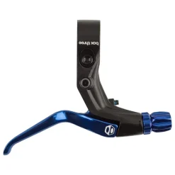 BOX Box Three Brake Lever Blue Single Long