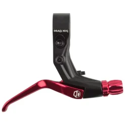 BOX Box Three Brake Lever Red Single Long
