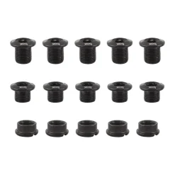 BOX Spiral Chainring Bolt Kit Black