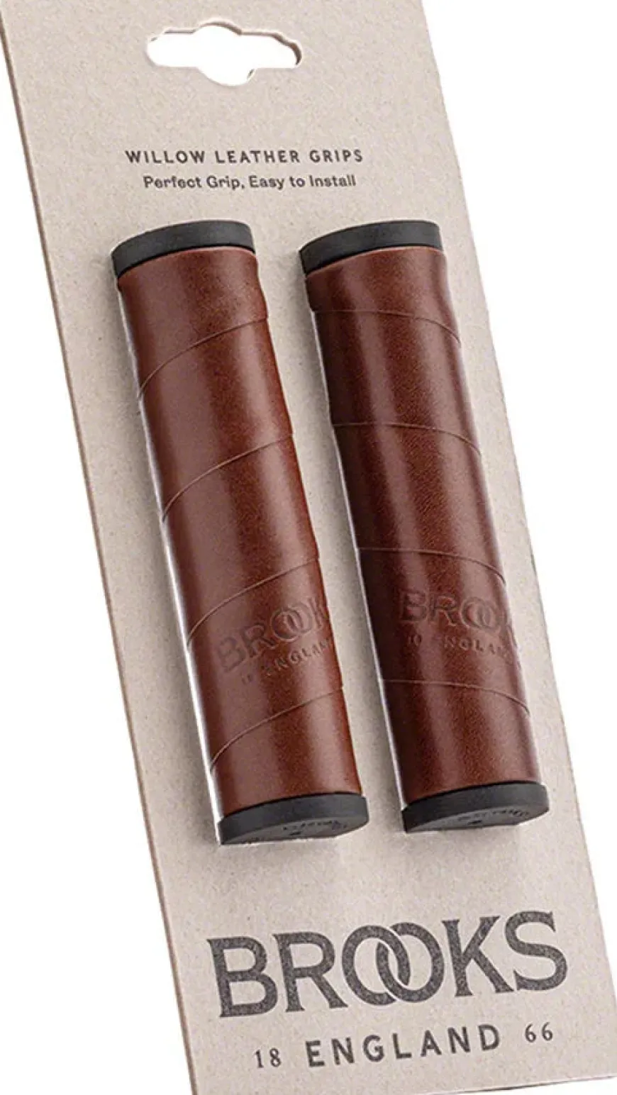 Brooks Willow Leather Grips - 130mm