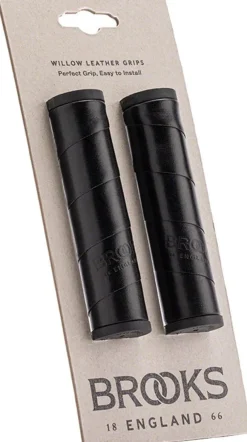 Brooks Willow Leather Grips - 130mm