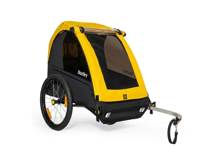Burley Bee Child Trailer - Double Yellow