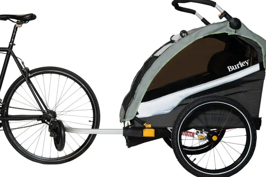 Burley DLite X Child Trailer - Single Sage Green