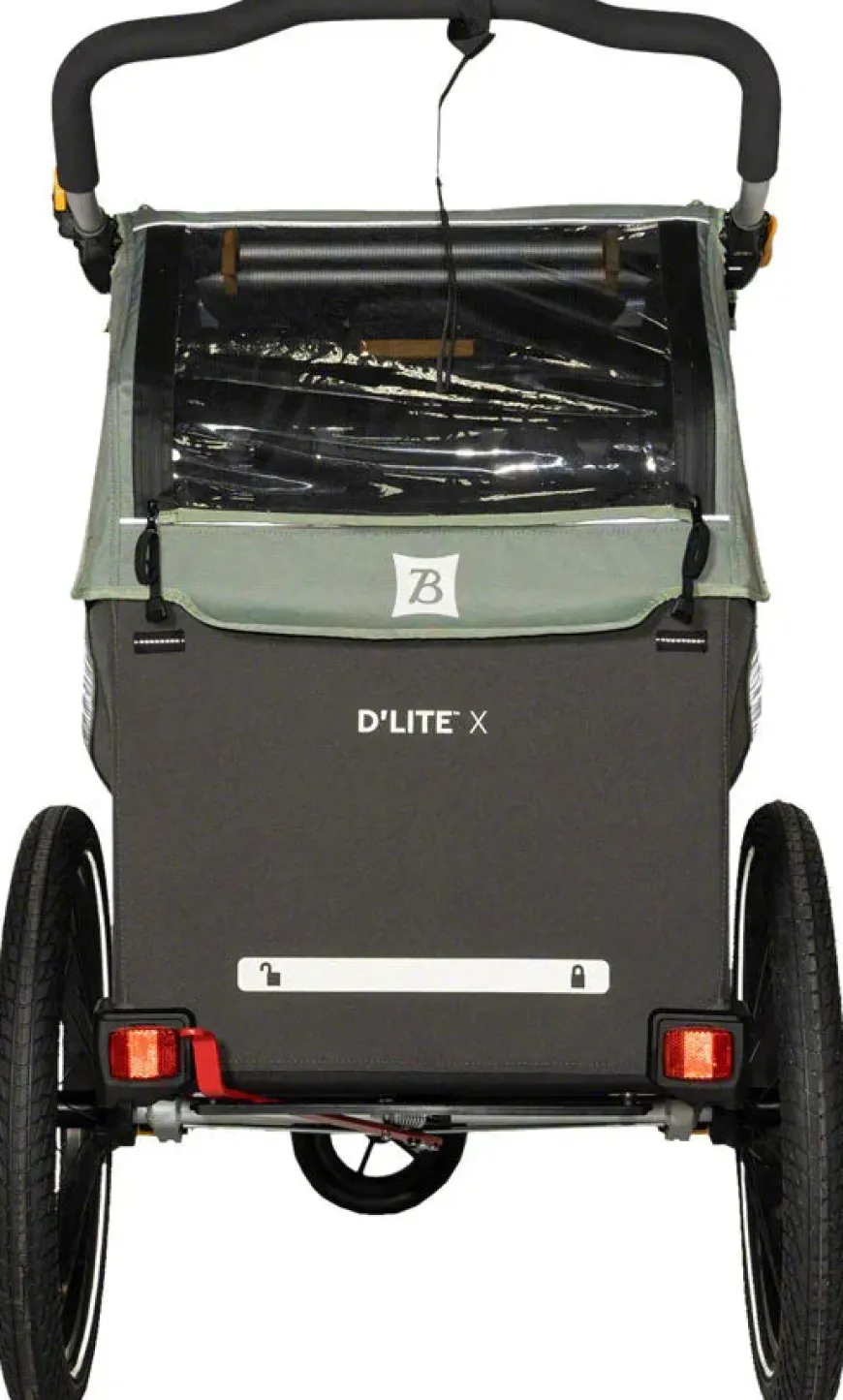 Burley DLite X Child Trailer - Single Sage Green
