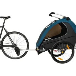 Burley Encore X Child Bike Trailer - Double, Blue