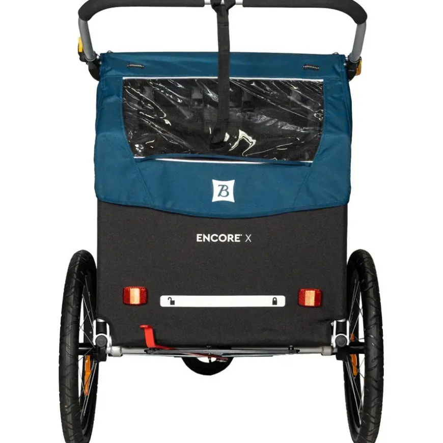 Burley Encore X Child Bike Trailer - Double, Blue