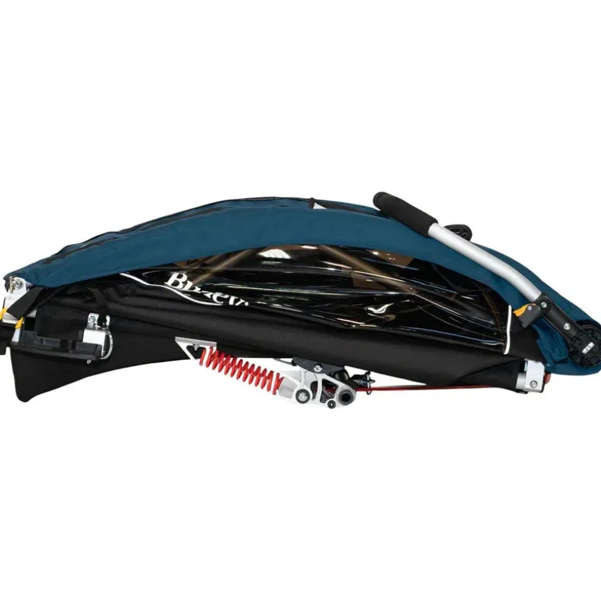 Burley Encore X Child Bike Trailer - Double, Blue