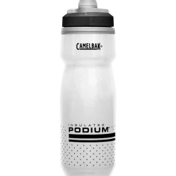 CamelBak Podium Chill 21oz Bike Water Bottle - White/Black