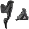 Campagnolo Chorus Ergopower Hydraulic Brake/Shift Lever Disc Caliper - Right/Rear 12-Speed 140mm Flat Mount Caliper BLK