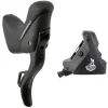 Campagnolo Super Record Ergopower EPS Hydraulic Brake/Shift Lever Disc Caliper - Right/Rear 12-Speed 140mm Flat Mount Caliper BLK