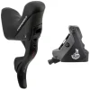 Campagnolo Super Record Ergopower Hydraulic Brake/Shift Lever Disc Caliper - Right/Rear 12-Speed 140mm Flat Mount Caliper BLK