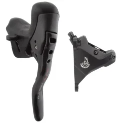 Campagnolo Super Record Ergopower Hydraulic Brake/Shift Lever Disc Caliper - Left/Front 12-Speed 160mm Flat Mount Caliper BLK