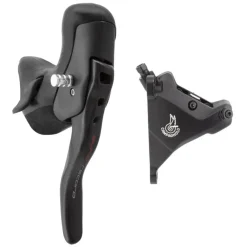 Campagnolo Super Record Ergopower EPS Hydraulic Brake/Shift Lever Disc Caliper - Left/Front 12-Speed 160mm Flat Mount Caliper BLK