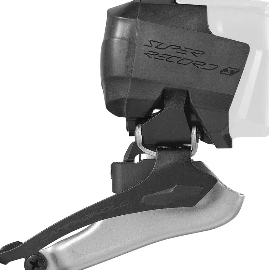 Campagnolo Super Record S Wireless Front Derailleur - 12-Speed Braze-On Battery Sold Separate BLK