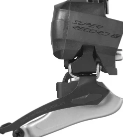 Campagnolo Super Record S Wireless Front Derailleur - 12-Speed Braze-On Battery Sold Separate BLK