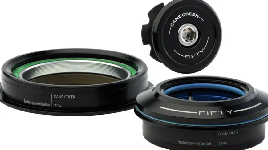 Cane Creek 50 Headset - ZS44/28.6/H8 Upper | ZS56/30 Lower Tapered Black