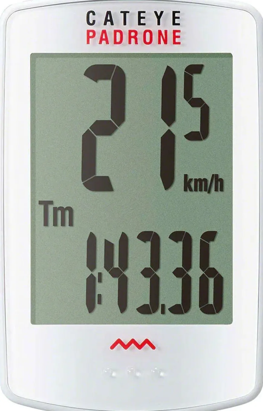 CatEye Padrone Wireless Cycling Computer - White