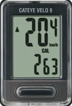CatEye Velo 9 Cycling Computer - Black