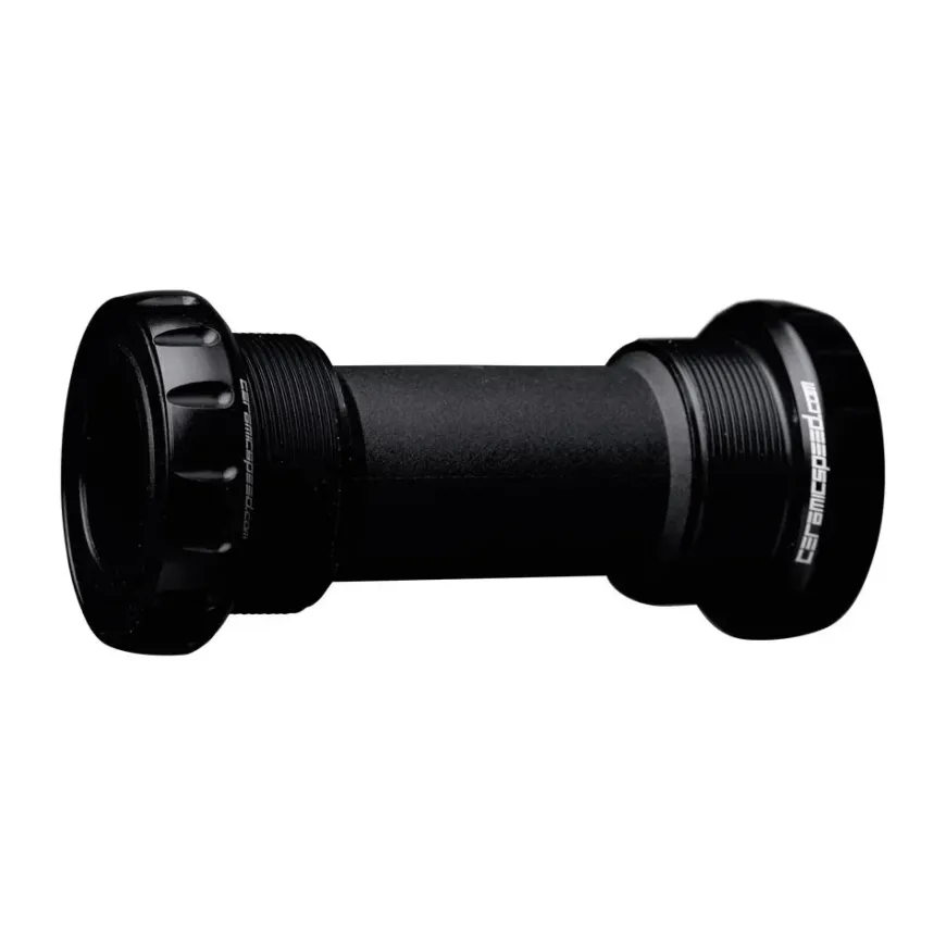 CeramicSpeed ITA Road Bottom Bracket - Italian Thread 70mm 24mm Spindle Coated Races BLK